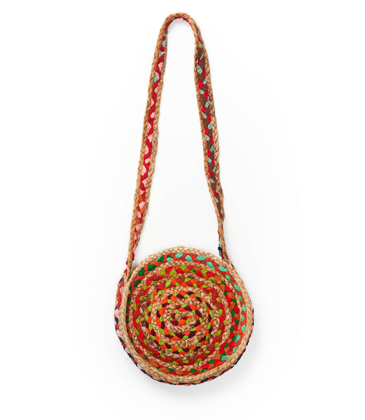 Chindi Multicolor Crossbody Tote Bag - Fair Trade Upcycled - Matr Boomie Wholesale