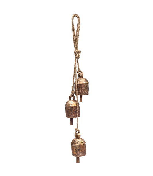 Rustic Wind Chime Small Cascading Bells - Garden, Patio