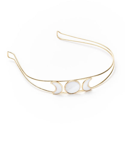 Rajani Moon Phase Headband -  Mother of Pearl