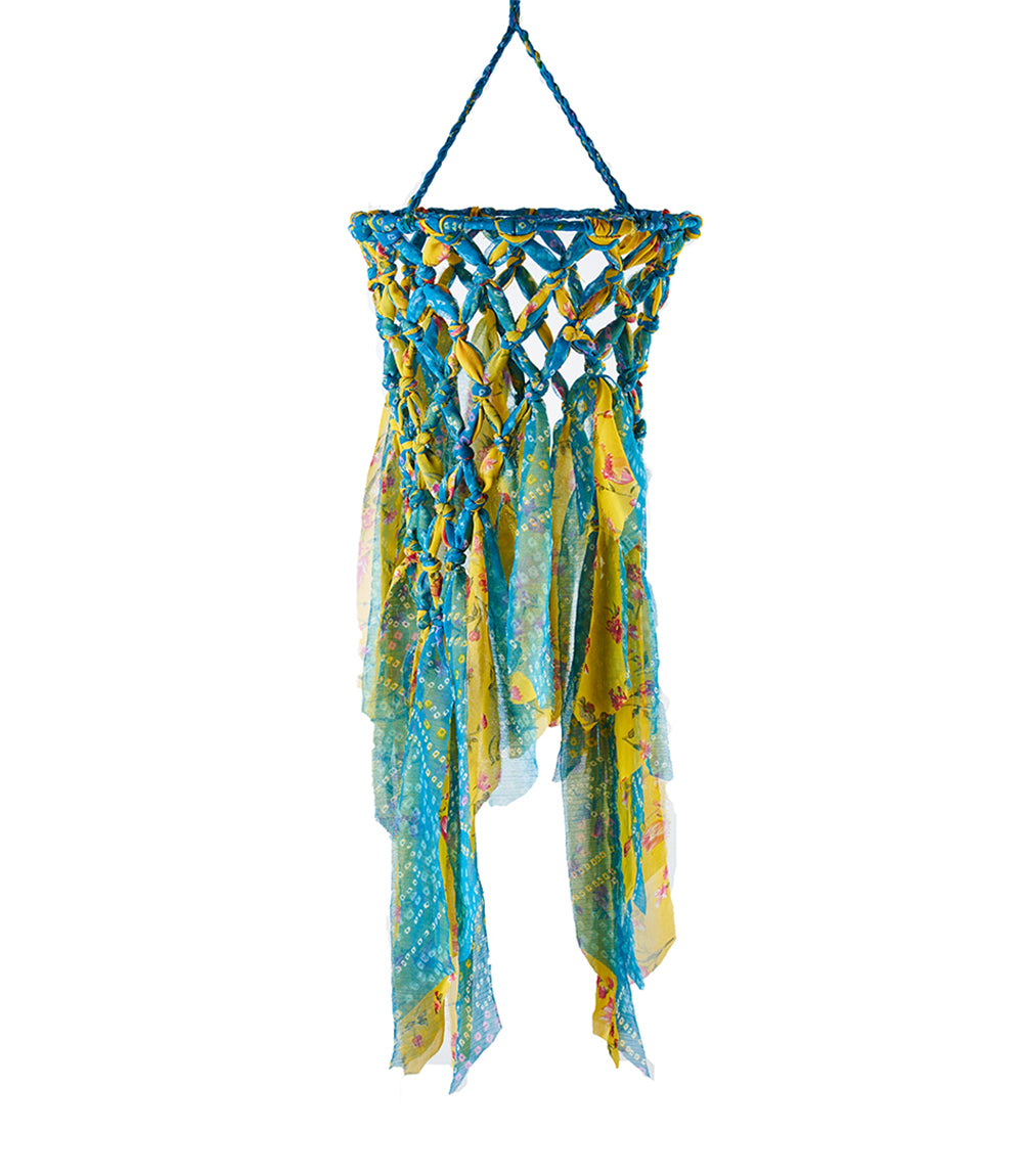 Carnival Windsock - Assorted Upcycled Sari, Handmade