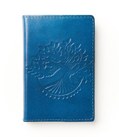 Chabila Tree 4x6 Leather Journal - Refillable Recycled Paper
