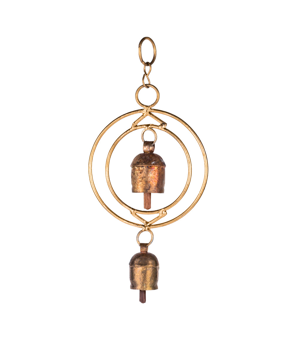 Ushas Dawn Short Rustic Bell Wind Chime - Handmade