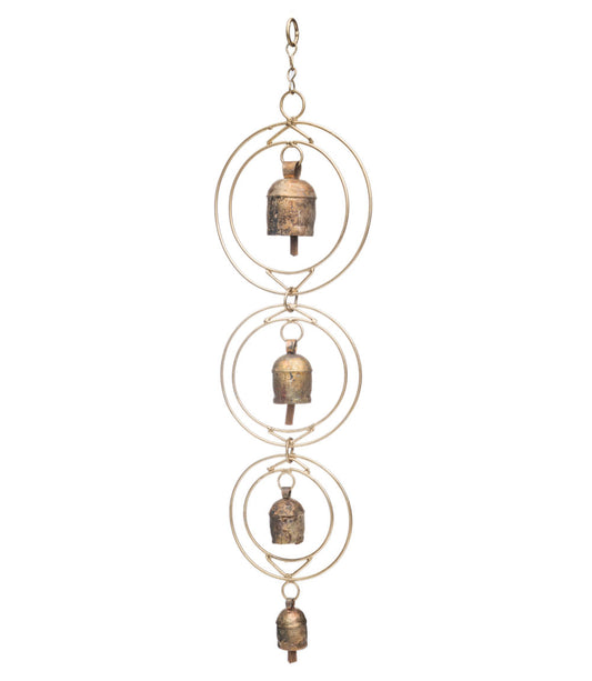 Ushas Dawn Long Rustic Bell Wind Chime - Hand Tuned