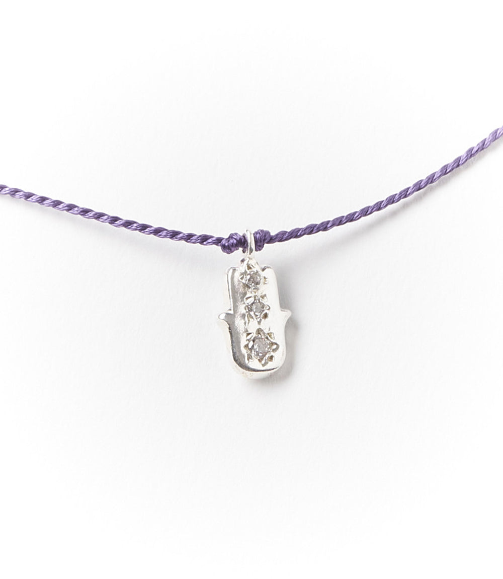 Jivala Hamsa Necklace - Sterling Silver Charm