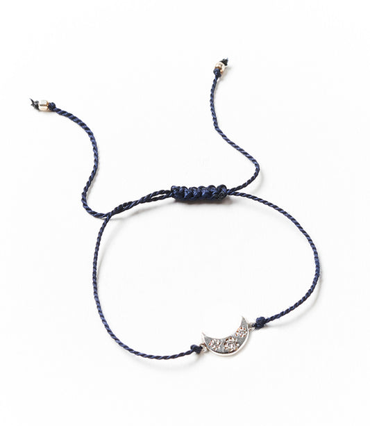 Jivala Crescent Moon Bracelet - Sterling Silver Charm - Matr Boomie Wholesale