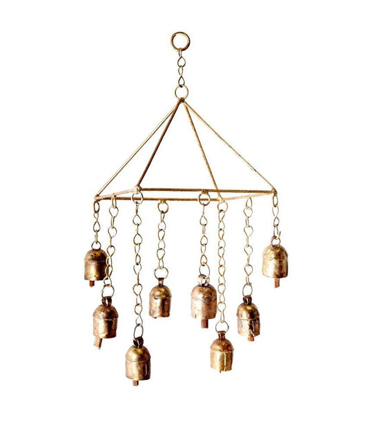 Air Element Pyramid Bell Wind Chime - Garden Decor