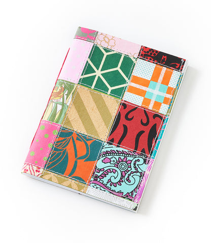 Rangoli Patchwork 5x7 Journal Recycled Paper - Assorted