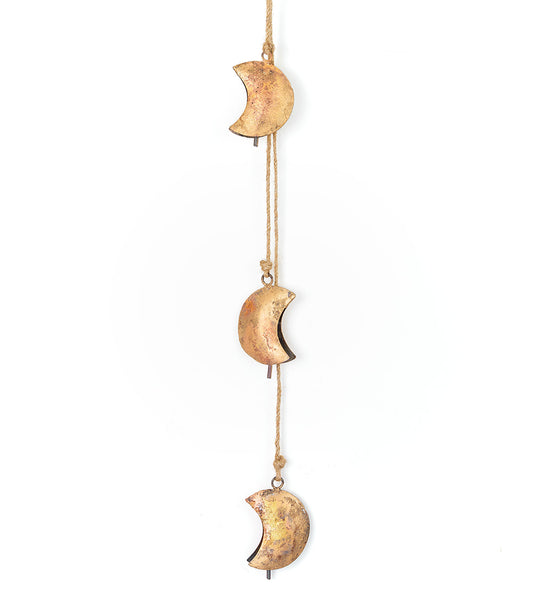 Indukala Moon Trio Wind Chime - Rustic bell