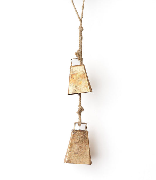 Cascade Box Bells Hanging Wind Chime - Hand Tuned, Garden Patio