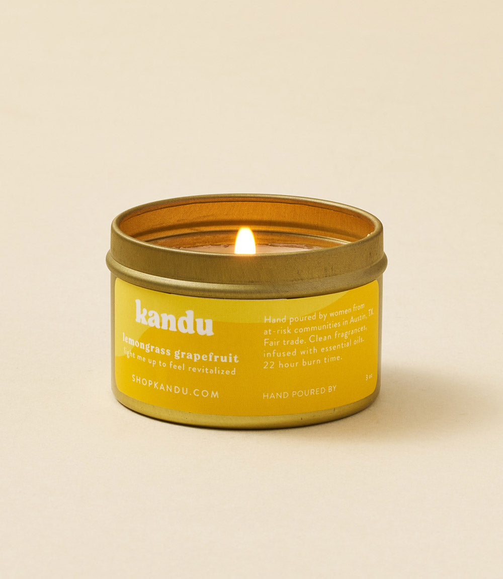 Lemongrass Grapefruit 3 oz Candle