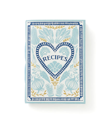 Khaana Recipe Journal Light Blue 5x7 - recycled paper