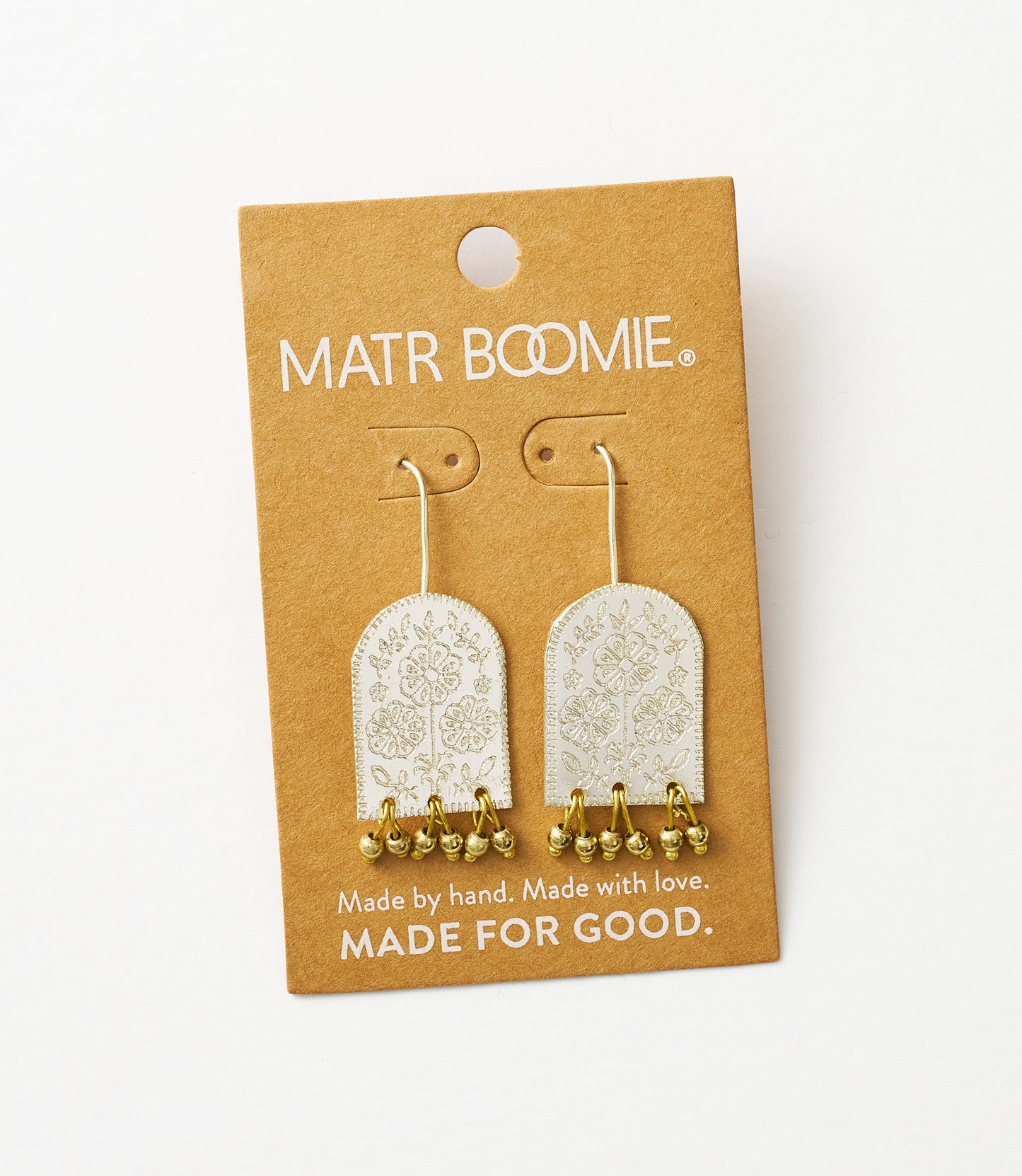 Haveli Etched Statement Earring