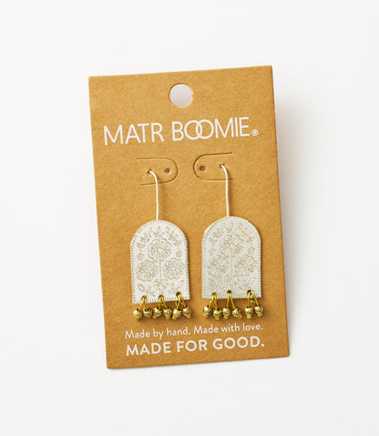 Haveli Etched Statement Earring