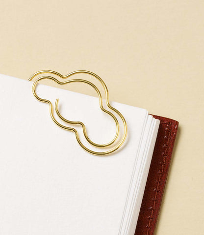 Kitaab Cloud Wire Bookmark - Gold