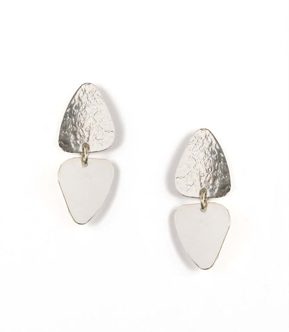 Iyla Geometric Textured Dangle Earring