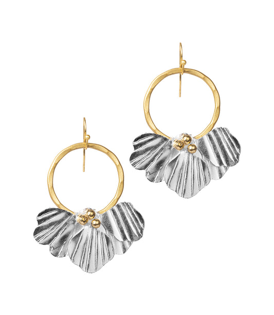 Sayuri Petal Hoop Earring
