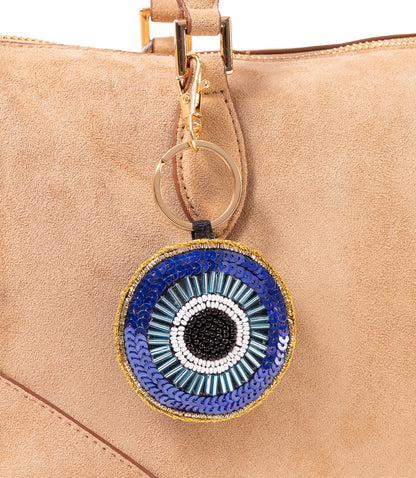 Raksha Evil Eye Bag Charm Keychain