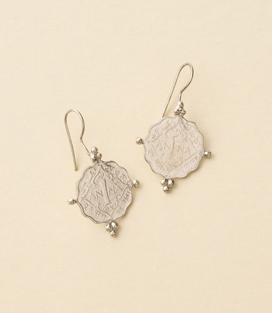 Sikka Coin Drop Earrings