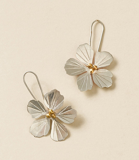 Sayuri Flower Drop Earrings