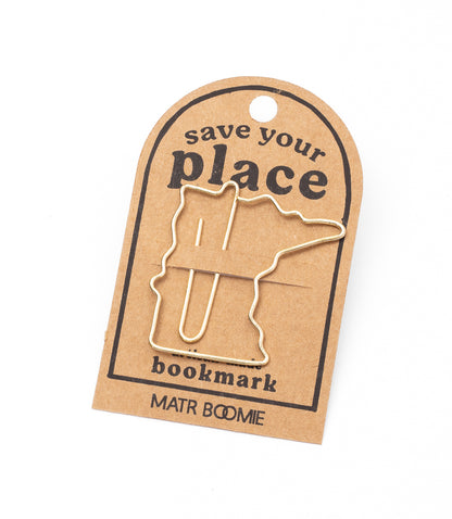 Minnesota State Wire Bookmark