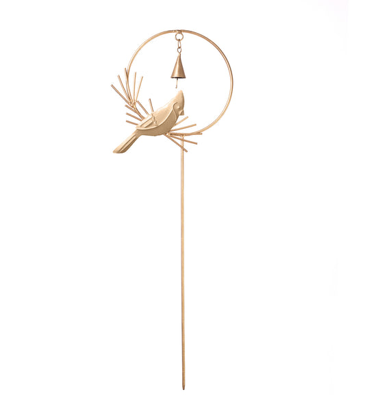 Mitra Cardinal and Pine Rustic Plant Stake