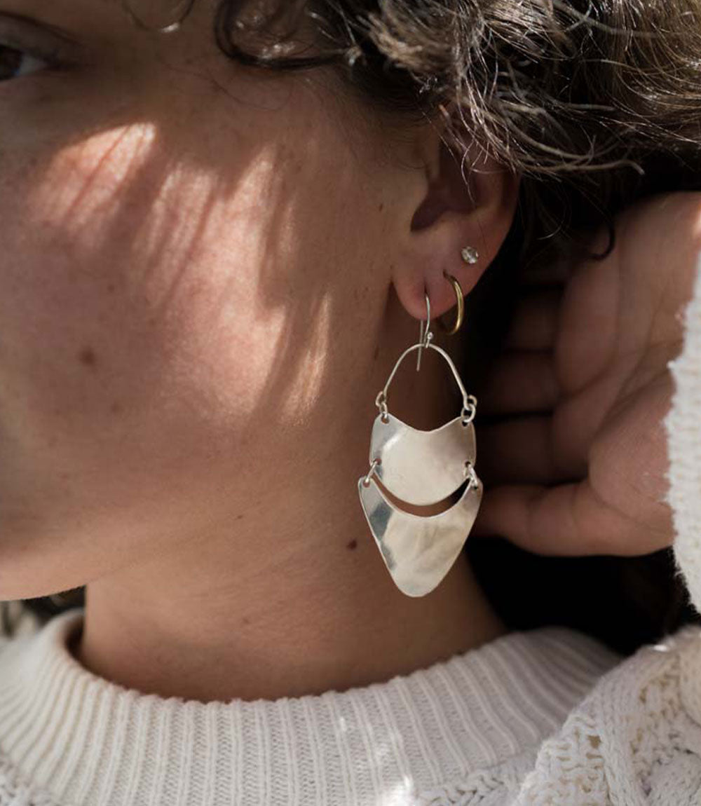 Iyla Geometric Statement Earring