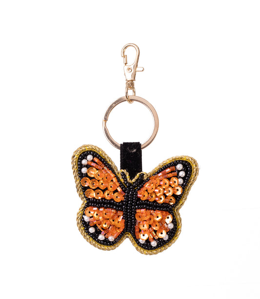 Raksha Butterfly Bag Charm Keychain