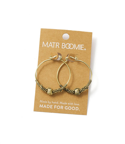 Rani Hoop Earrings - Gold-tone