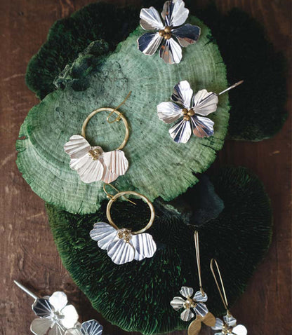 Sayuri Petal Hoop Earring