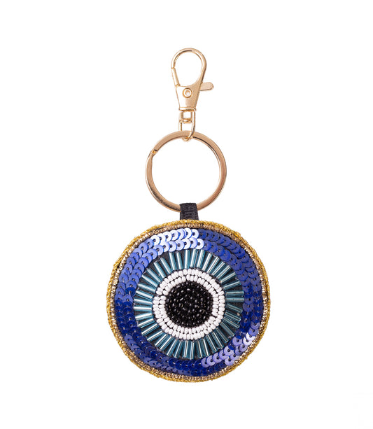 Raksha Evil Eye Bag Charm Keychain