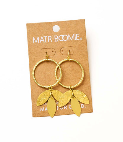Aamani Vine Hoop Earring