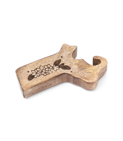 Massachusetts State Mayflower Trinket Dish - Mango Wood