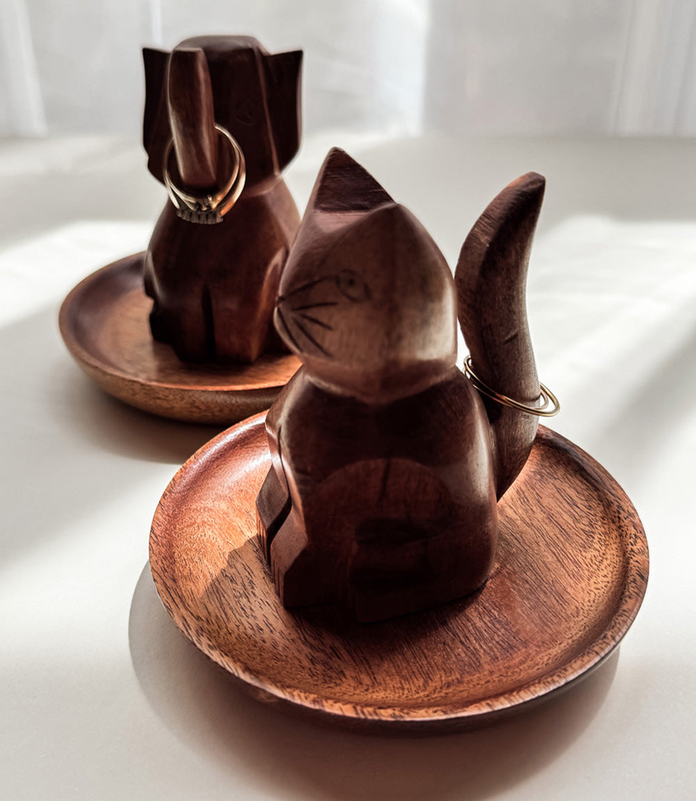 Cat Ring Holder and Jewelry Dish