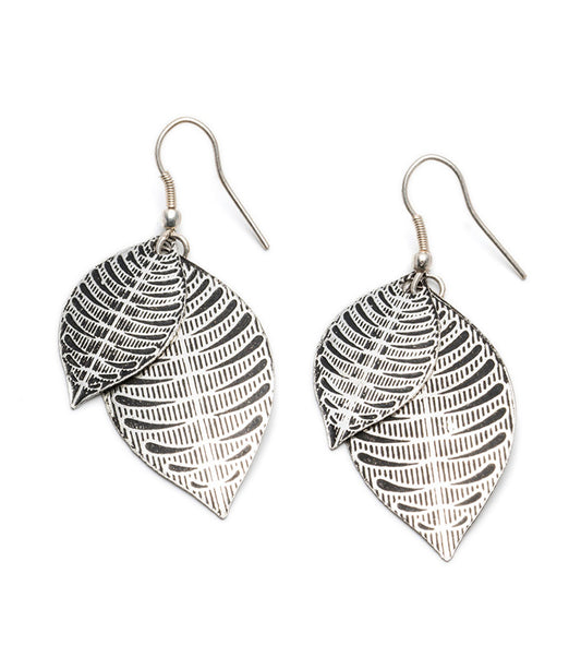 Sanctuary Leaf Drop Earrings