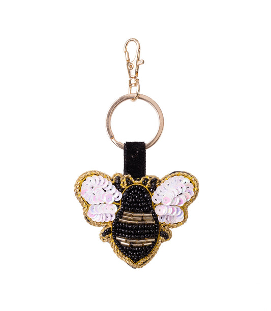 Raksha Bee Bag Charm Keychain