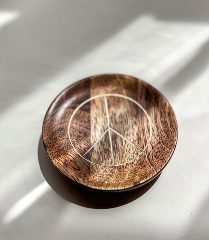 Drishti Peace Trinket Dish - Brass Inlay