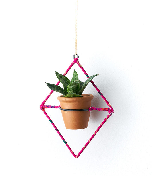 Sari Air Element Planter - Diamond Pot & Frame - wholesale.matrboomie.com